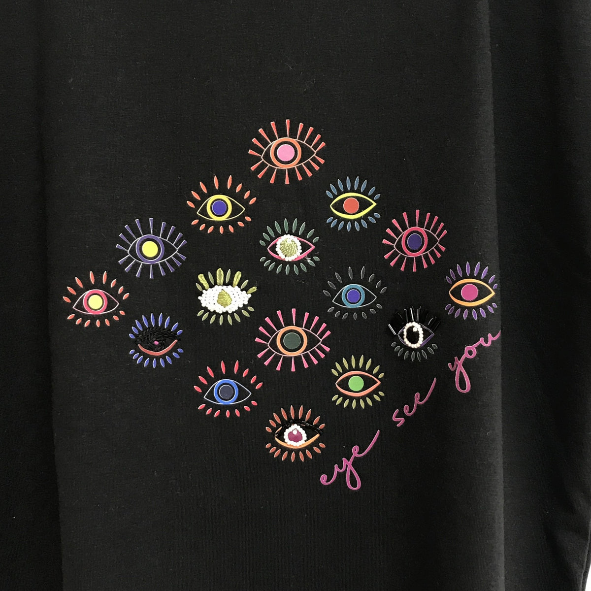 Embroidered Printed T-Shirt