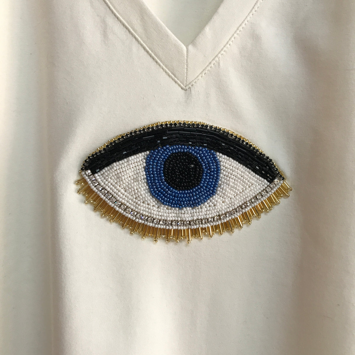 Embroidered Printed T-Shirt