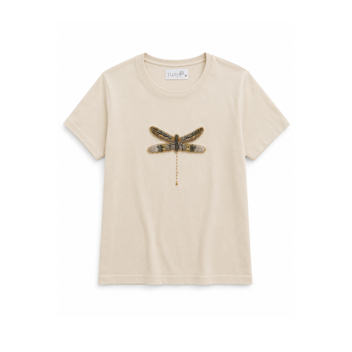 Embroidered Printed T-Shirt