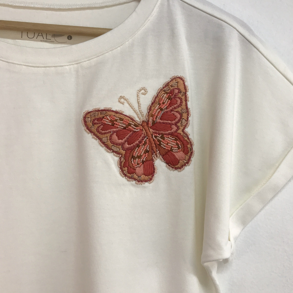 Embroidered Printed T-Shirt
