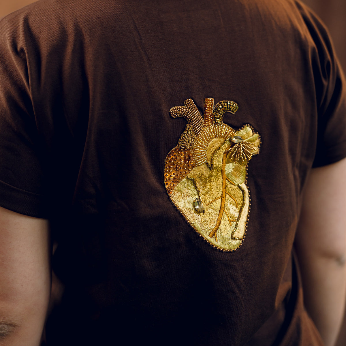 Embroidered Printed T-Shirt