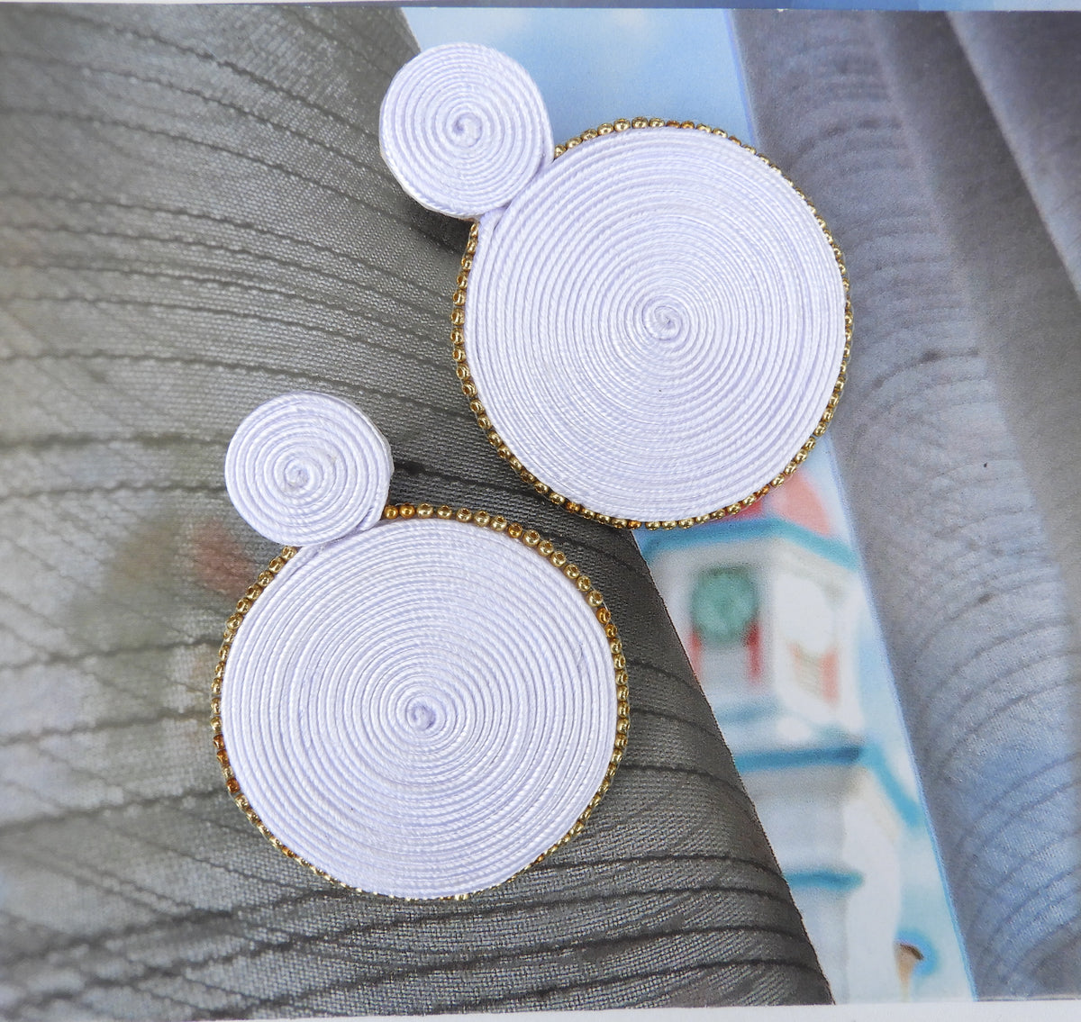 Mia Ellipse L Earrings