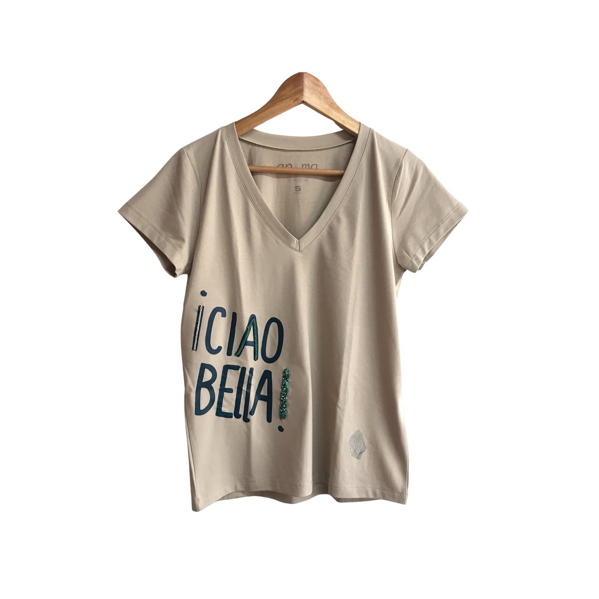 Embroidered Printed T-Shirt