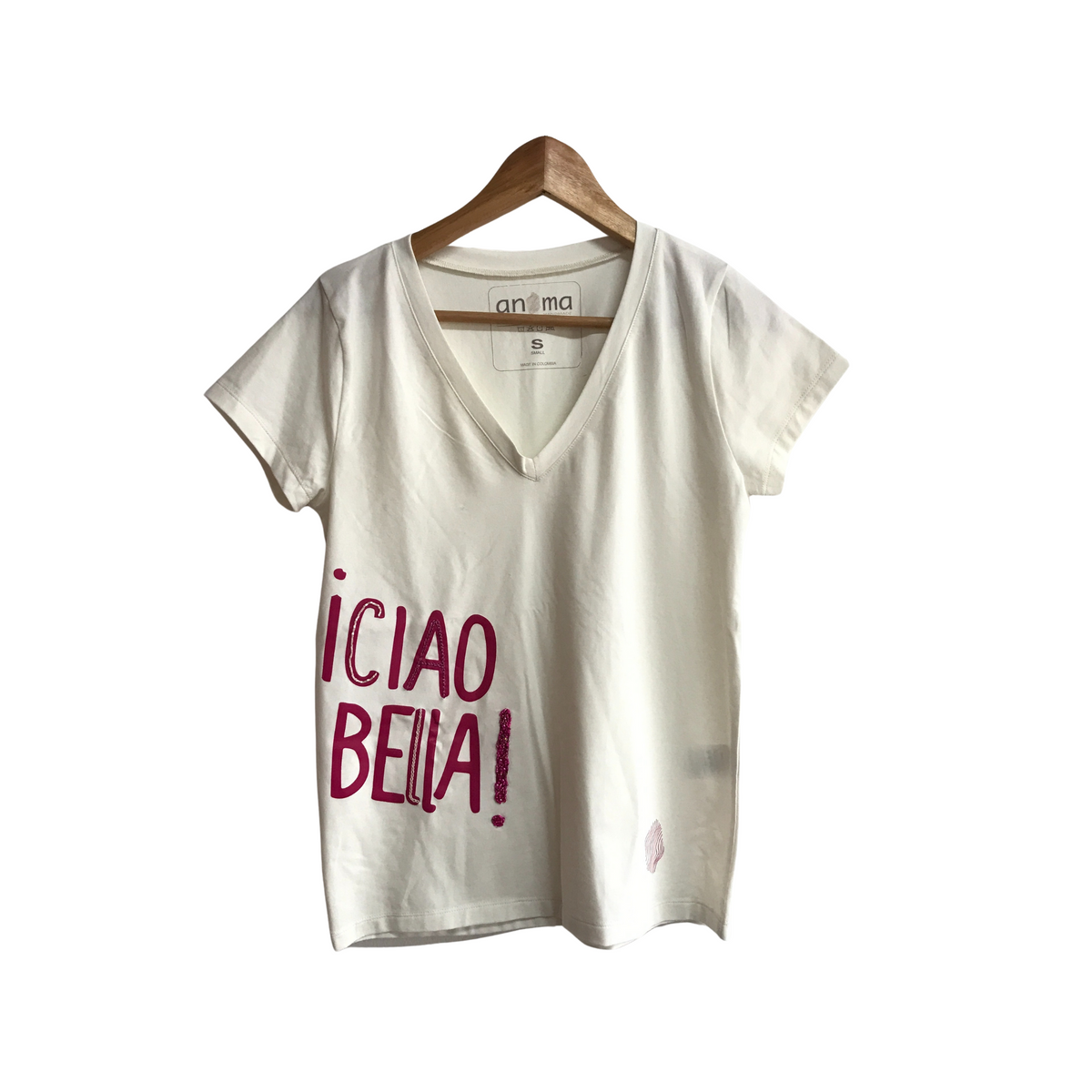 Embroidered Printed T-Shirt