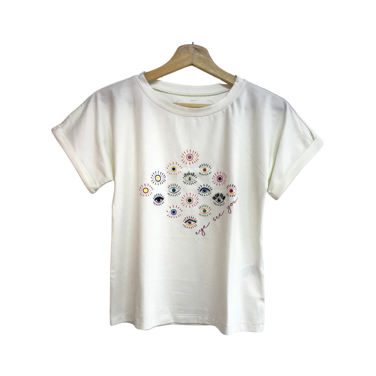 Embroidered Printed T-Shirt