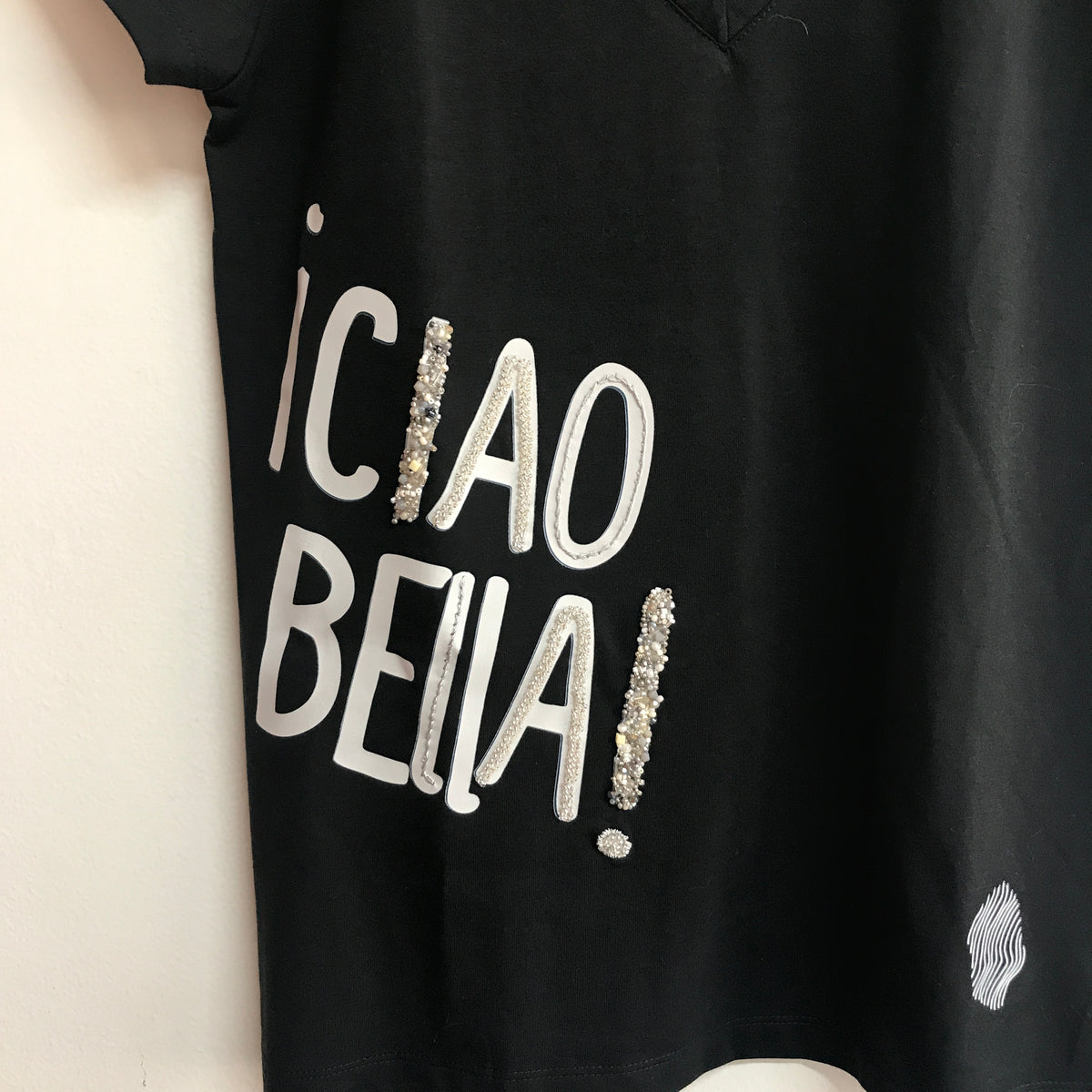 Embroidered Printed T-Shirt