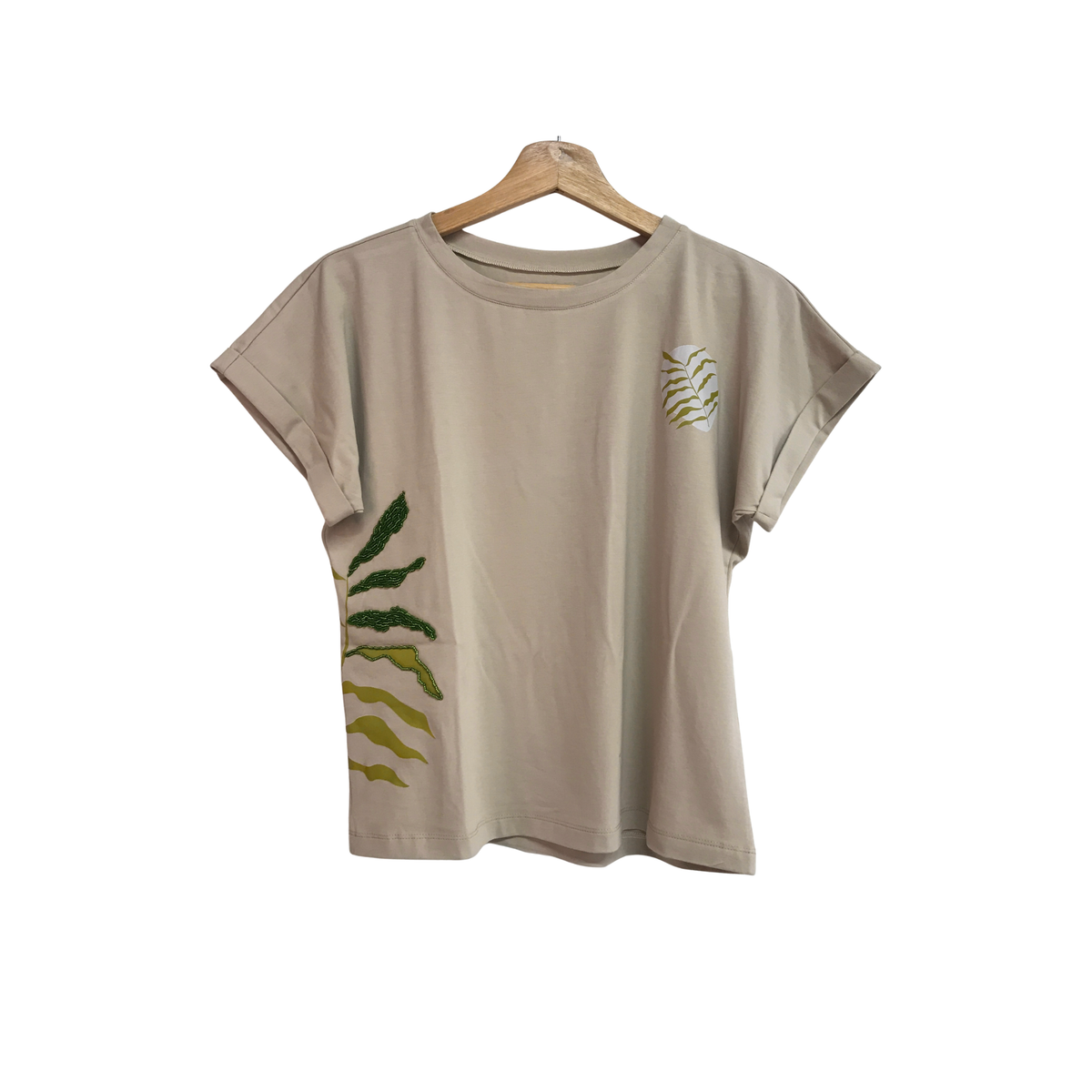 Embroidered Printed T-Shirt