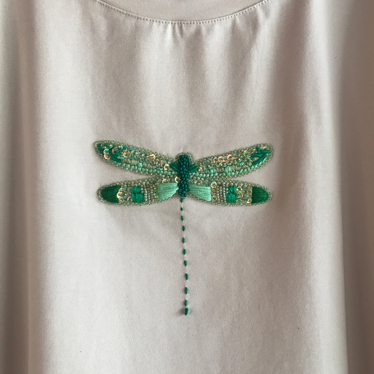 Embroidered Printed T-Shirt