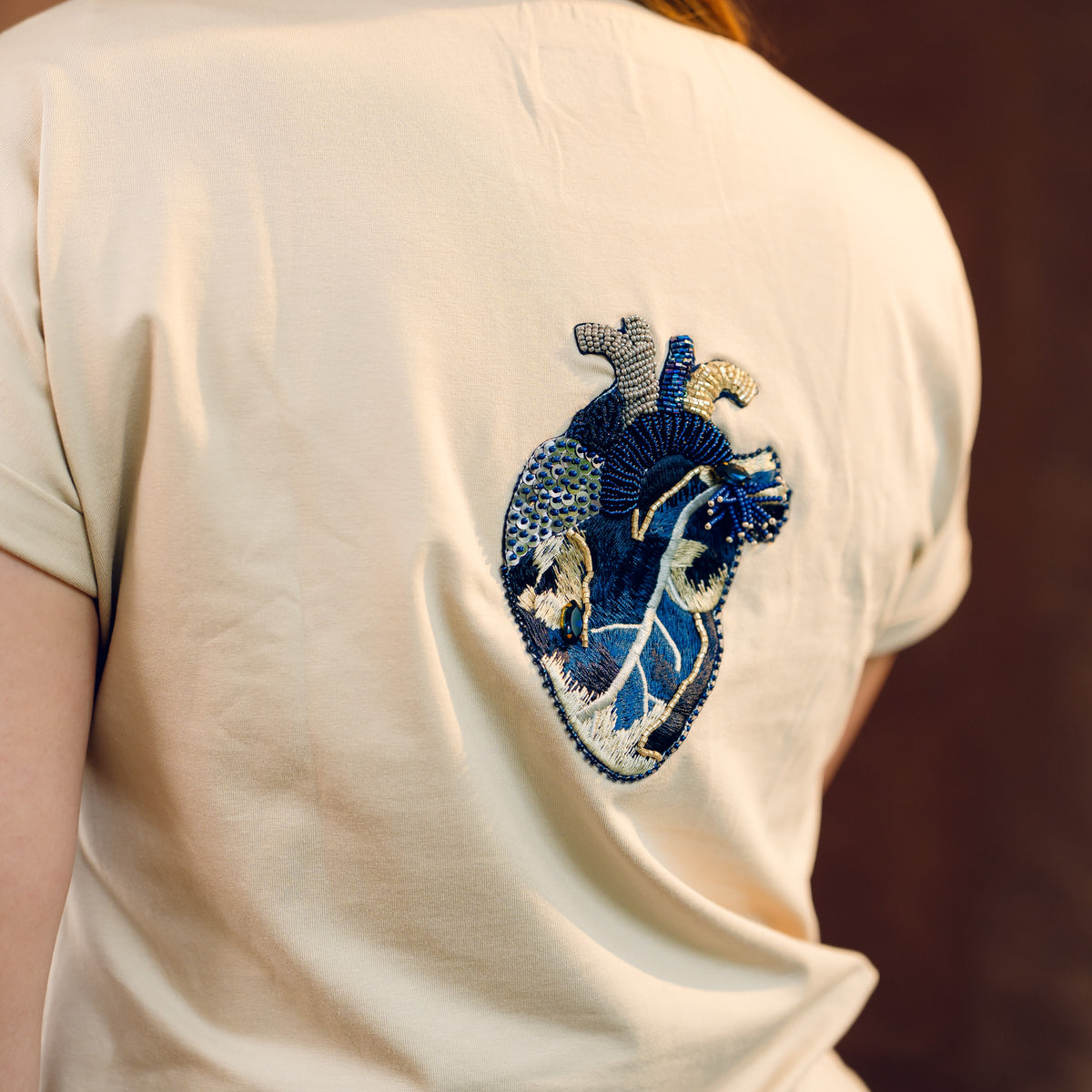 Embroidered Printed T-Shirt