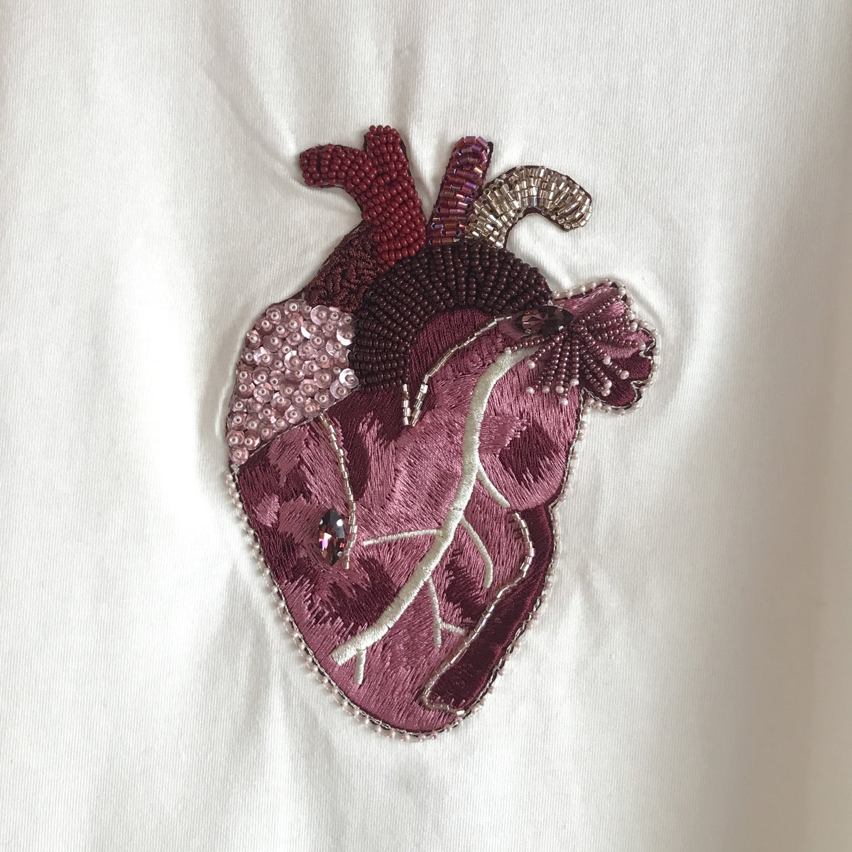 Embroidered Printed T-Shirt
