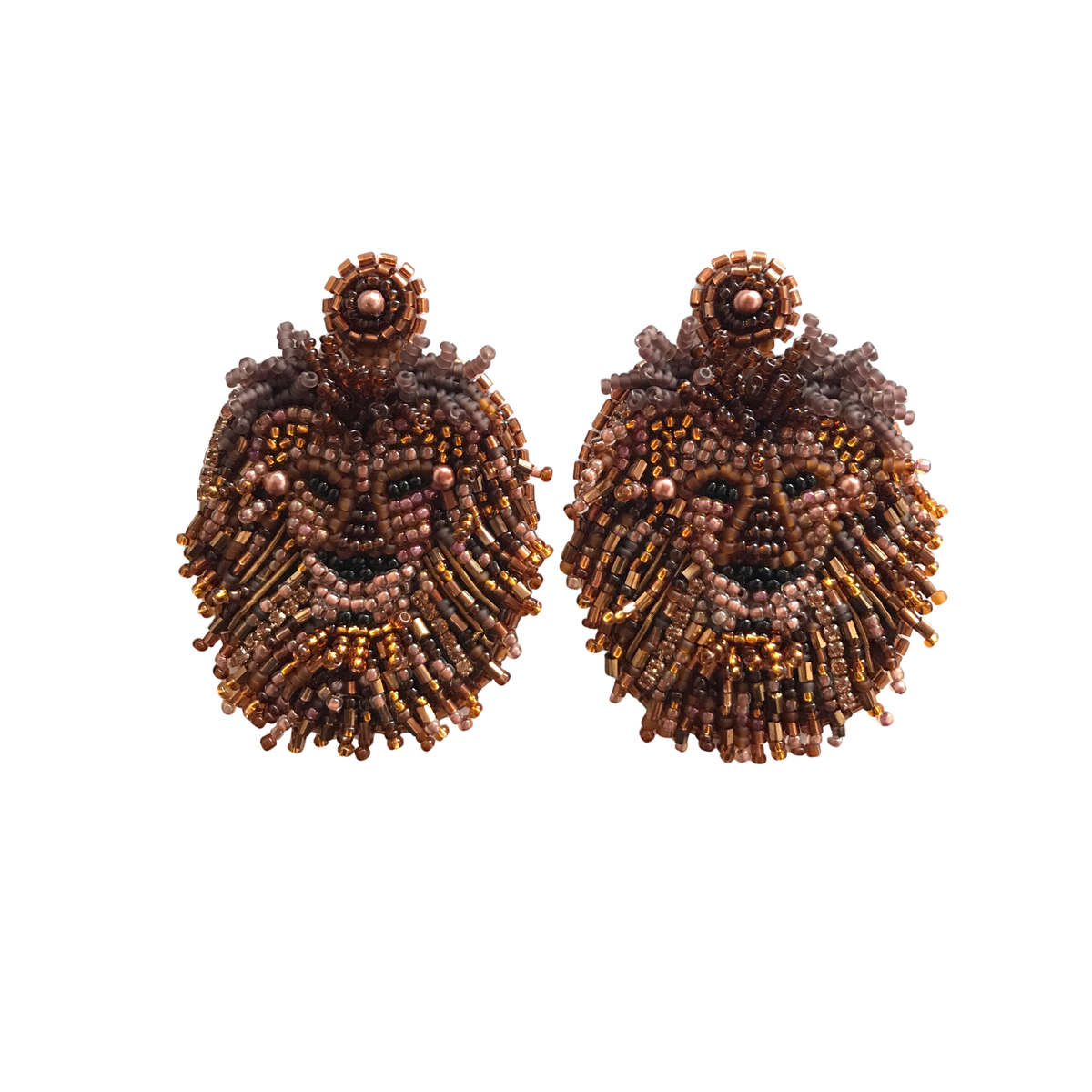 Lion Earrings